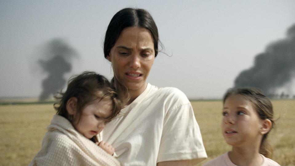 Shay-Lee Keren Sharvit, Rotem Sela and Libi Atia in "Red Alert."