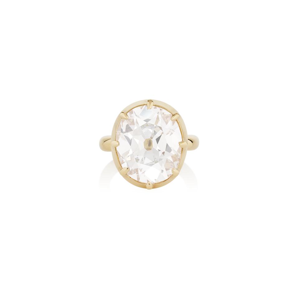Very fine 10.08-carat old-cut light pink brown diamond. Estimate: $450,000-$650,000 