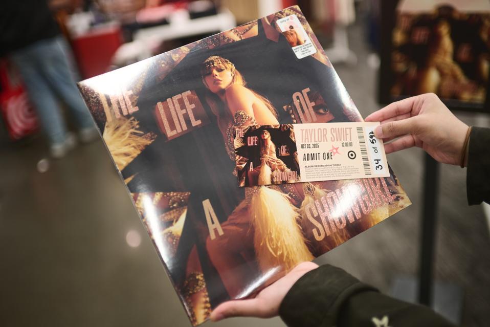 Fans Line Up At Target For Midnight Release Of Taylor Swift's New Album