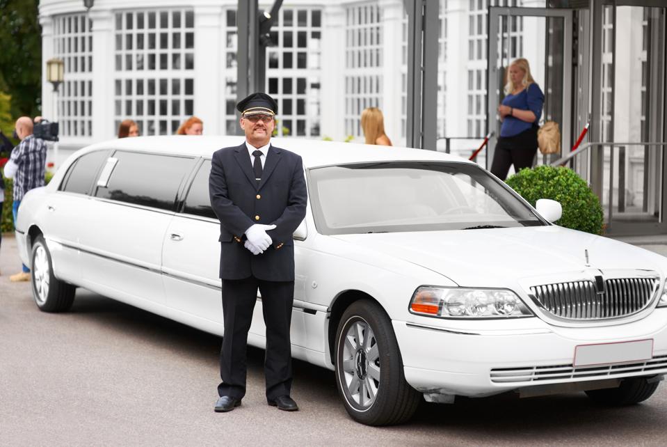 Chauffeured classic limousine