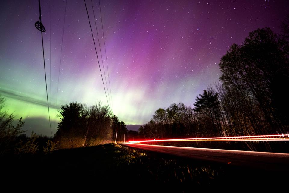 The Aurora Borealis, Or Northern Lights, Visible From Large Swath Of North America