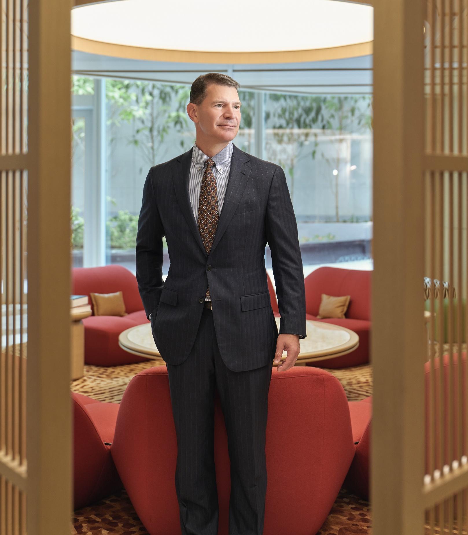 “The tie I am wearing is the one tie I took from my dad’s closet after he died,” says Zage. “He is the person who most influenced my decision to become an investor.” 