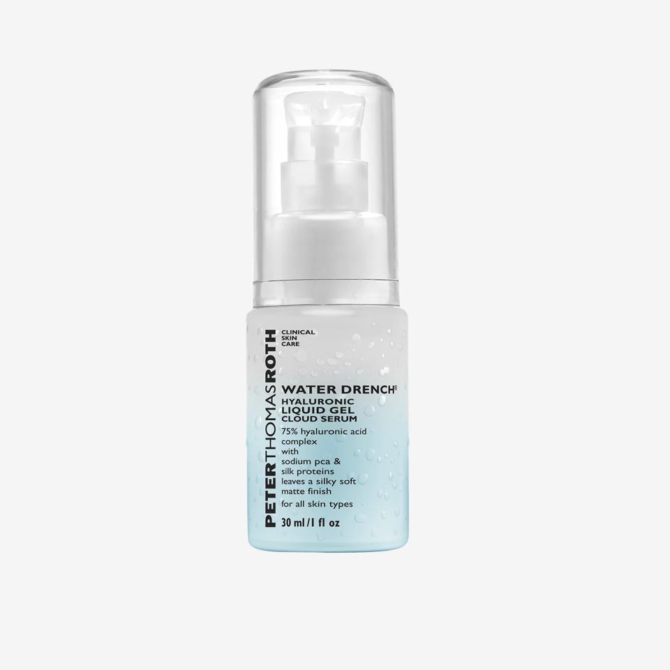 Peter Thomas Roth Water Drench Hyaluronic Liquid Gel Cloud Serum on a white background