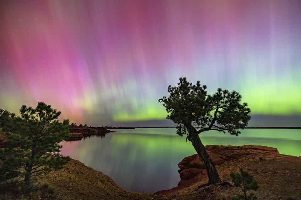 Aurora Borealis on Glendo Reservoir