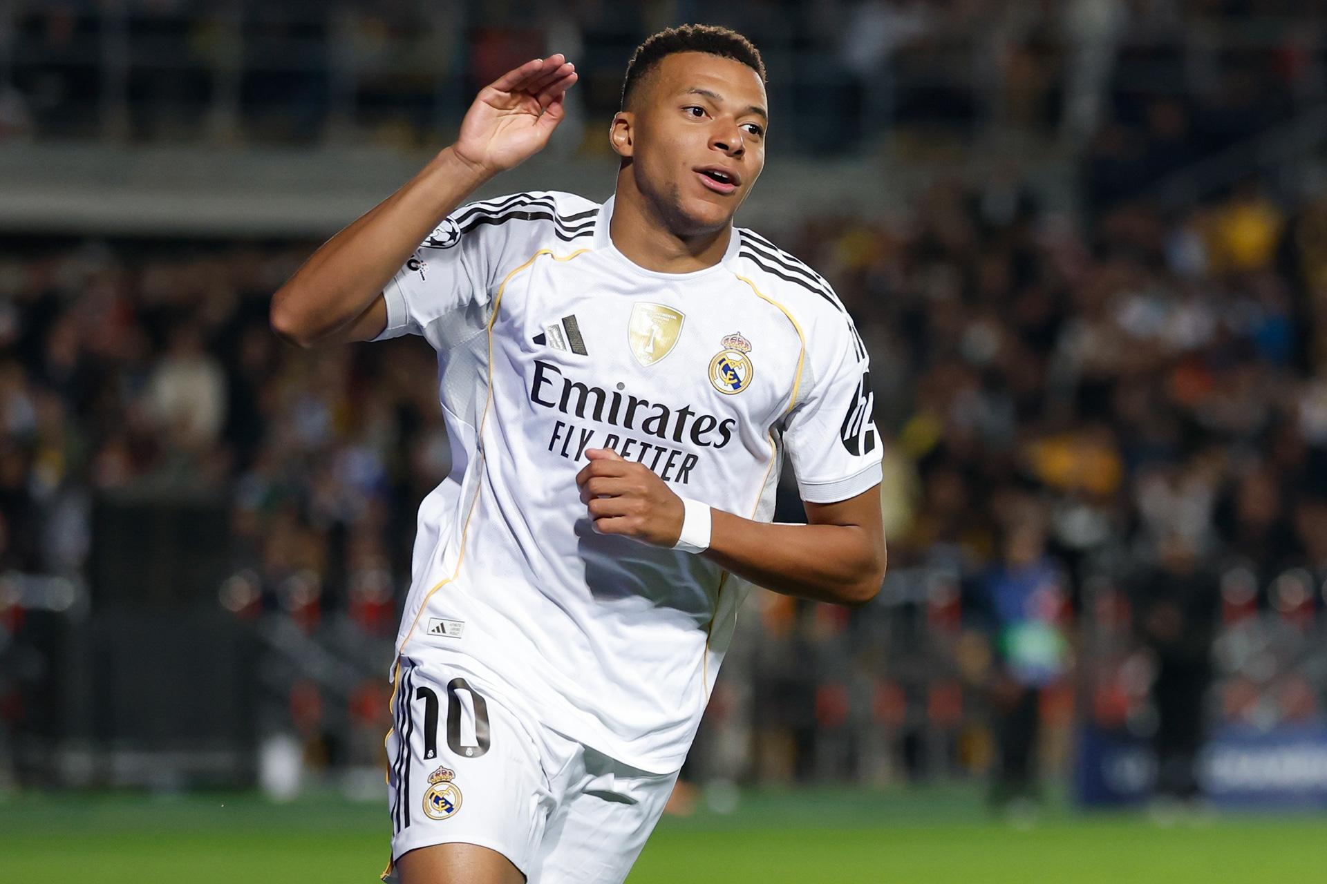 Real Madrid forward Kylian Mbappé.