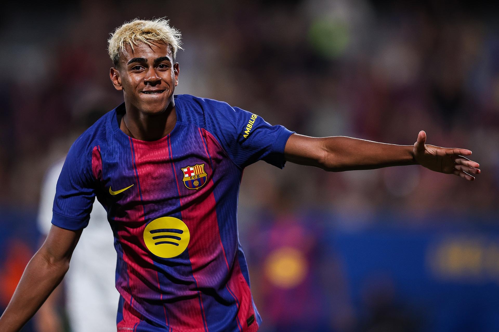 FC Barcelona winger Lamine Yamal.