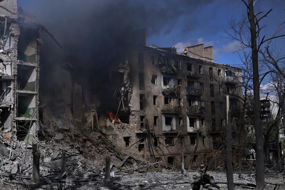 Daily Life In The Frontline City Of Kostiantynivka