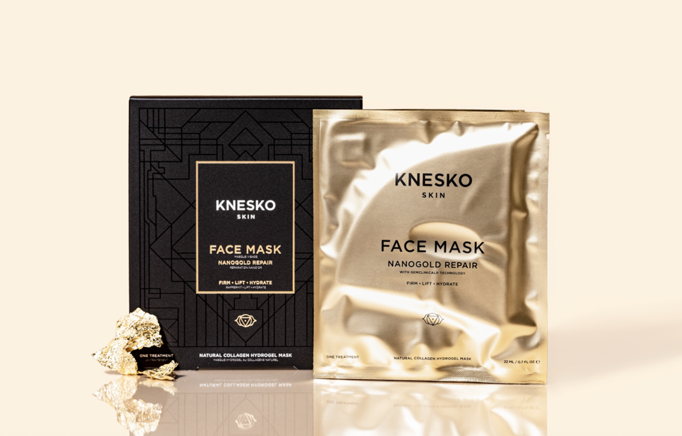 KNESKO's award-winning Nanogold Repair Facemask.