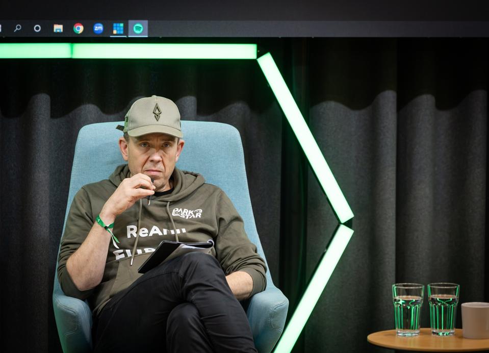 Ragnar Saas, at defense-tech panel discussion