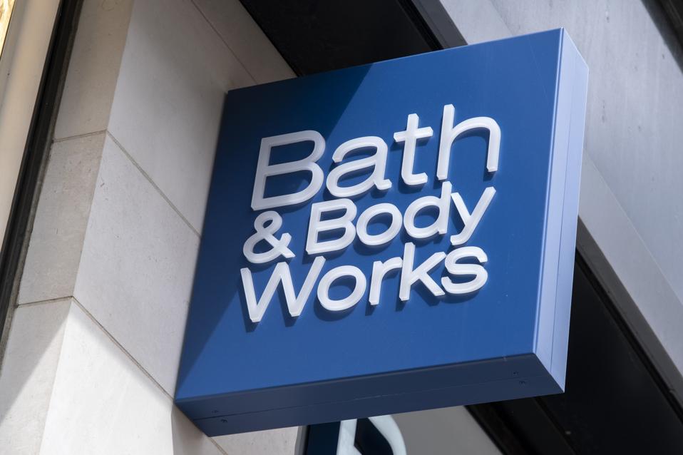 Sign For Brand Bath & Body Works
