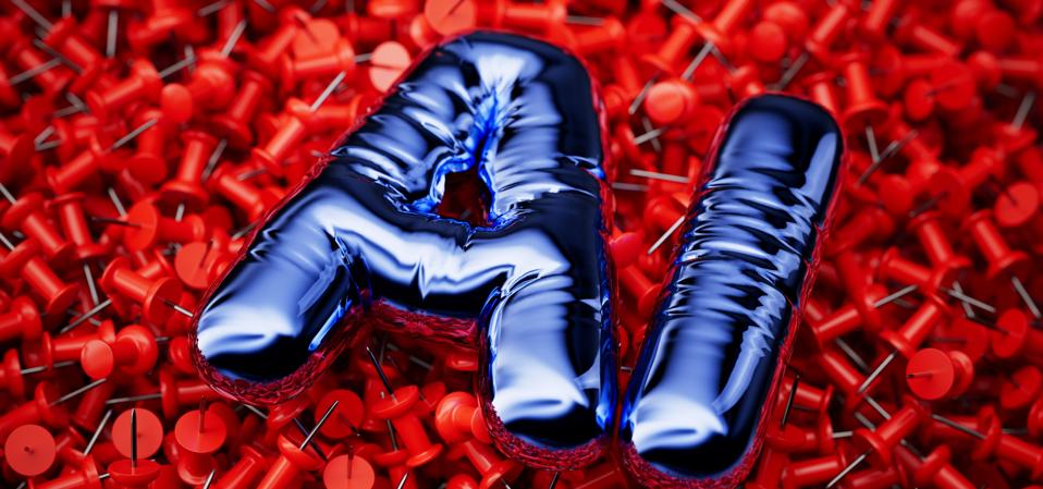 Artificial Intelligence Hype Bubble Burst Machine Learning Large Language Model AI Technology Data Fabric Data Science