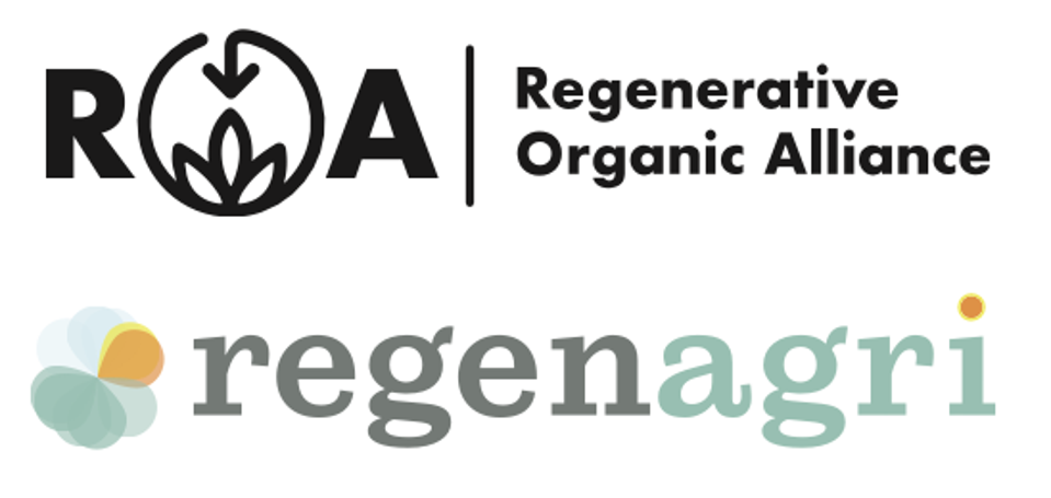 ROA and RegenAgri logos