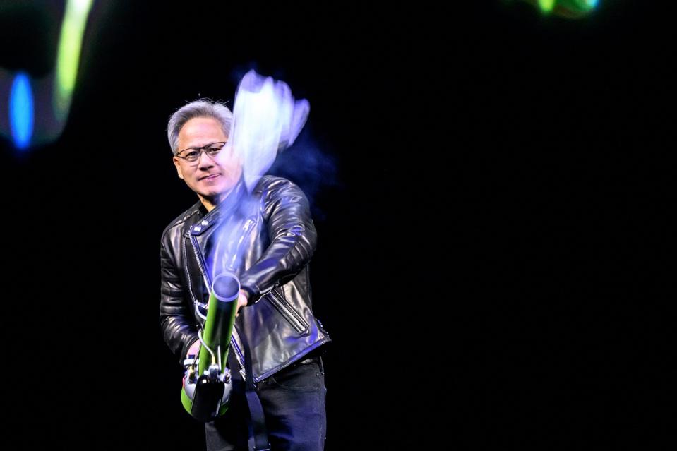 Jensen Huang of Nvidia for the topic of investing $1000 in NVDA stock and its worth today.