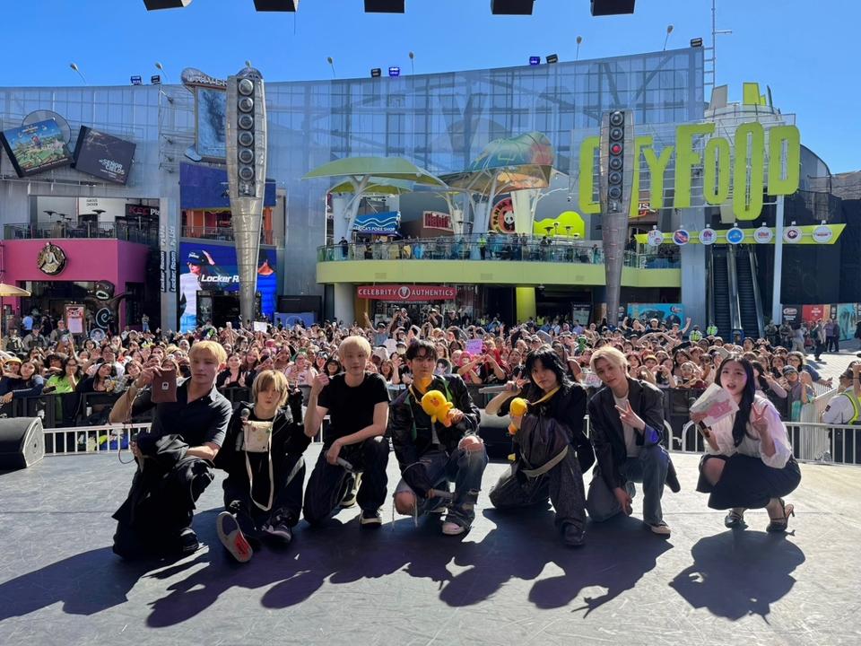 P1Harmony 'SSTW Surprise Concert' at Universal CityWalk Hollywood