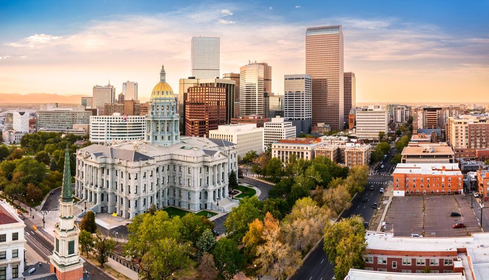 Colorado Capitol in downtown Denver