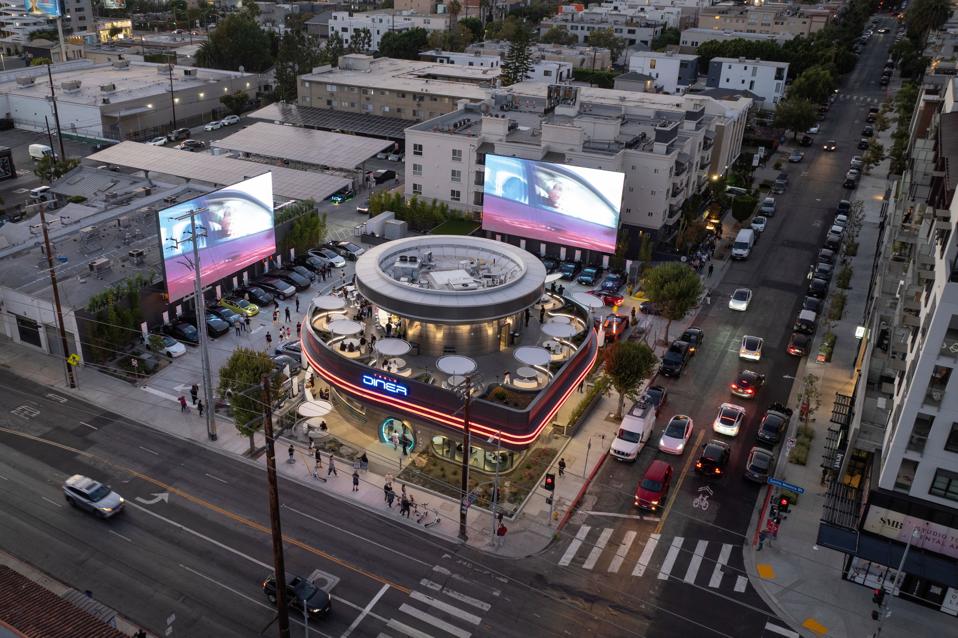 Tesla's First-ever Diner And Supercharger Opens In Los Angeles