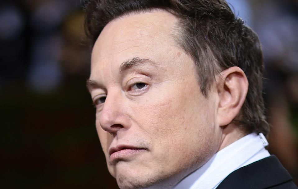 Musk pictured.