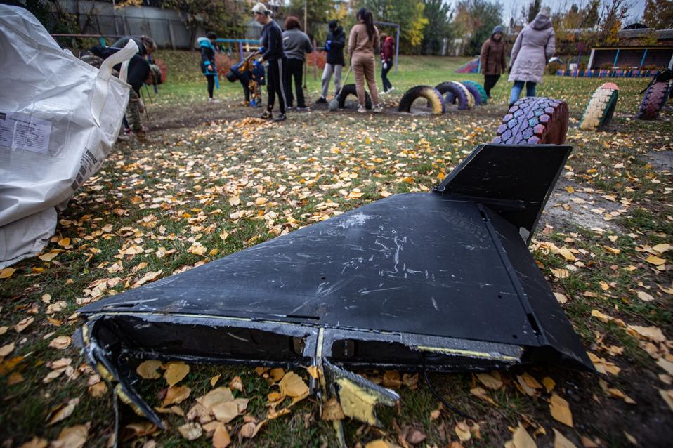 Russian Drone Explodes In Sumy Preschool Playground