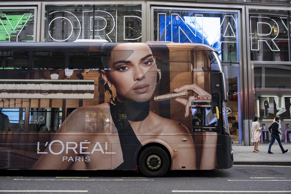 Loreal Bus Advertising In London
