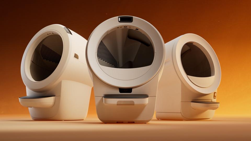 Three litter robots