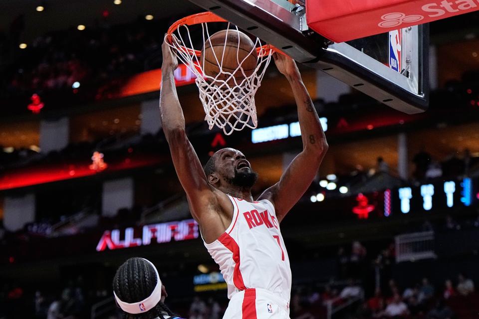 Houston Rockets forward Kevin Durant.