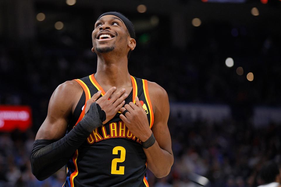 Oklahoma City Thunder guard Shai Gilgeous-Alexander.