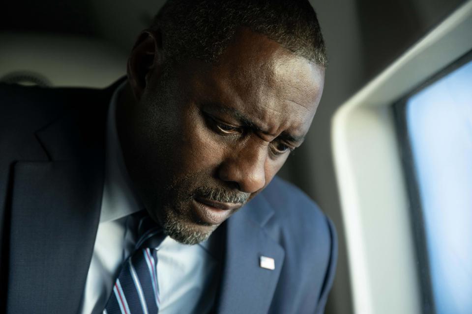 Idris Elba as the President in "A House of Dynamite."