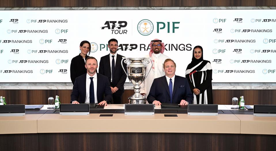 The PIF And ATP announce a multi-year strategic partnership in Riyadh during 2024.