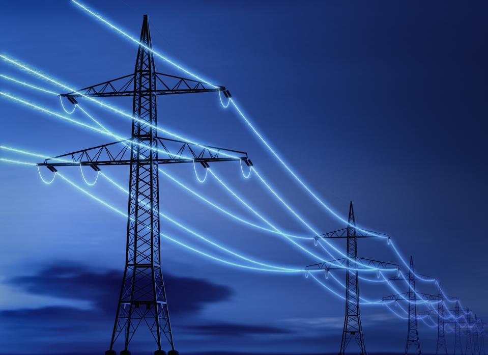 Illuminated power lines