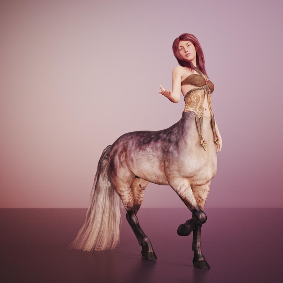 Female centaur fantasy figure