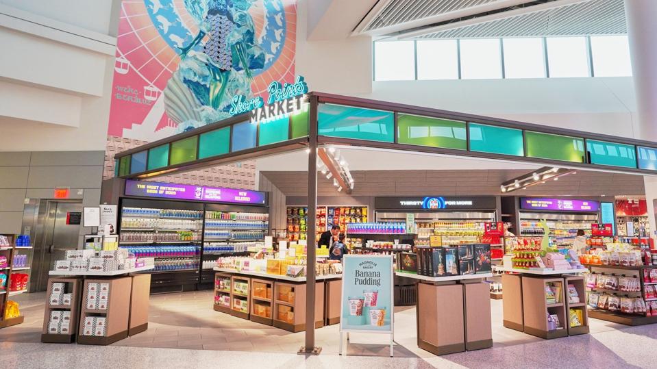 WHSmith's  Shore Points Market at New York's  Newark Airport