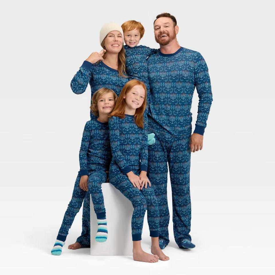 Matching Family Christmas Pajamas - Dolphin & Fish Print, 100% Cotton (XX-Large) - View #5