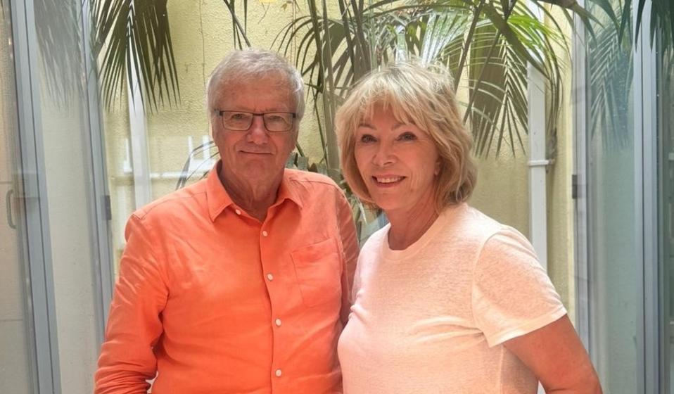 Maureen and Tony Wheeler