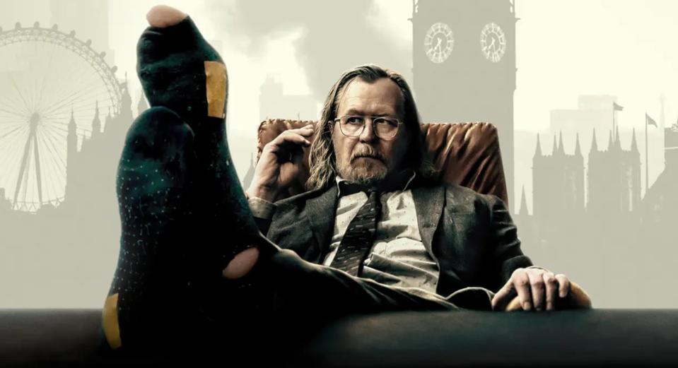 "Slow Horses" Season 5 partial poster featuring Gary Oldman.
