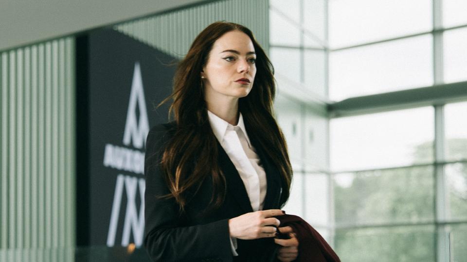 Emma Stone in "Bugonia."