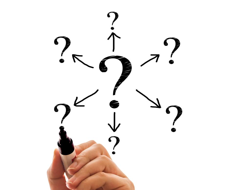 Concepto de signo de interrogación