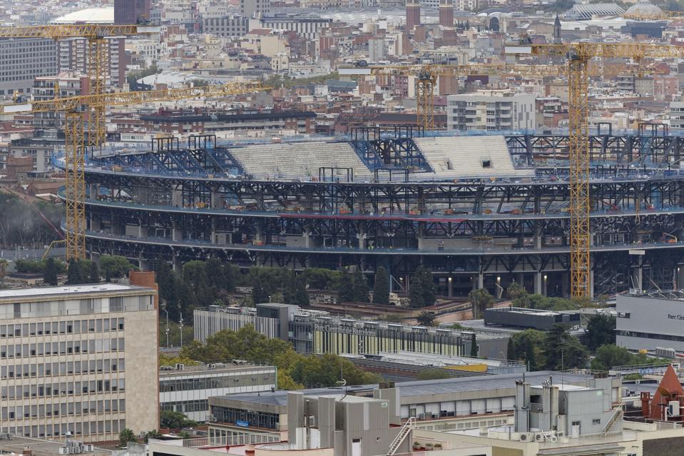 FC Barcelona's Camp Nou stadium has been out of action for two and a half years.