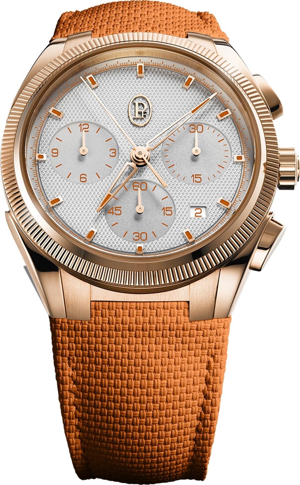 Parmigiani Fleurier Tonda PF Sport Chronograph Longhorn Limited Edition in 18k gold. 