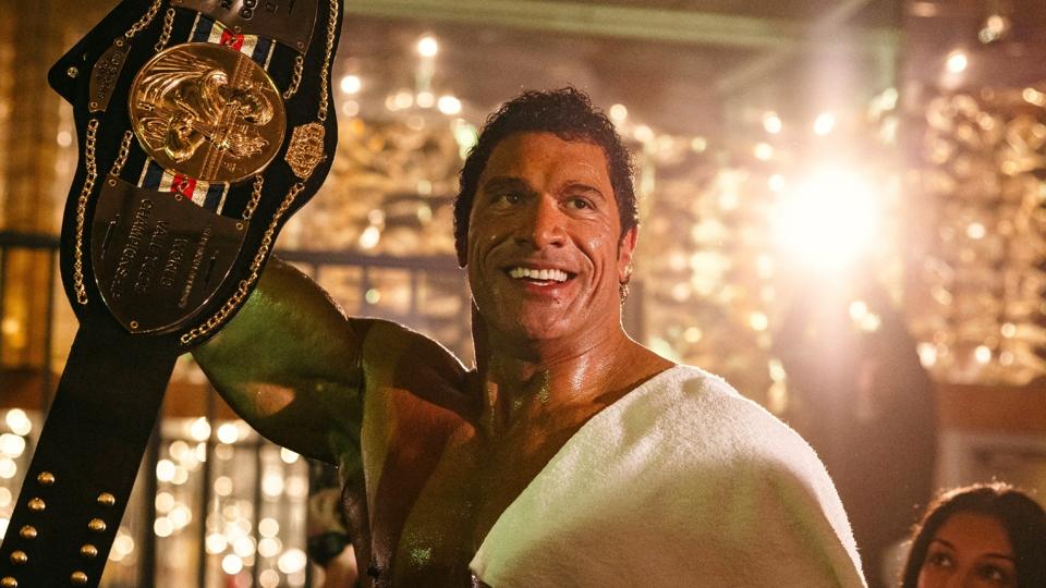 Dwayne Johnson in "The Smashing Machine."