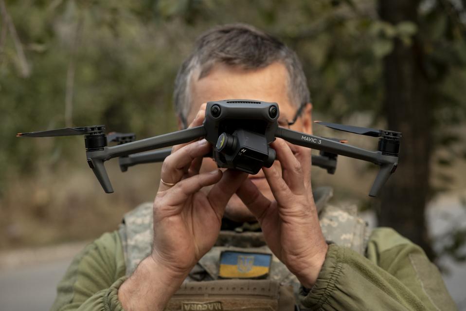 Ukrainian Aerial Scouts Receive Drones From Volunteers During Ongoing Russian-Ukrainian War