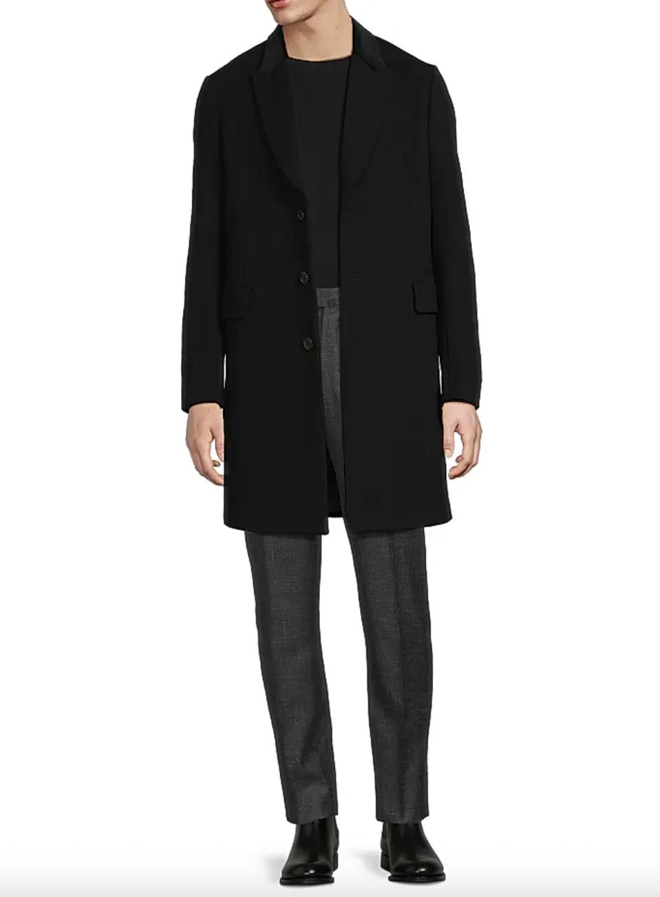 navy blue dress for baby girl Wankang Mens Winter Coats Casual Trench Coat Slim Fit Notched Collar Long Winter  Jacket Overcoat Pea Coat with Pockets at Amazon Men's Clothing store main image 0