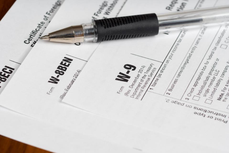 Using the correct IRS form (W-9 for U.S. persons and W-8BEN for foreign individuals) is essential to avoid tax withholding errors and reporting problems.  Complications, delays, and surprise tax withholding can be prevented if taxpayers understand their tax status and provide the proper form from the outset. Green card holders and dual nationals residing abroad are at the greater risk of making errors about their U.S. tax status.    