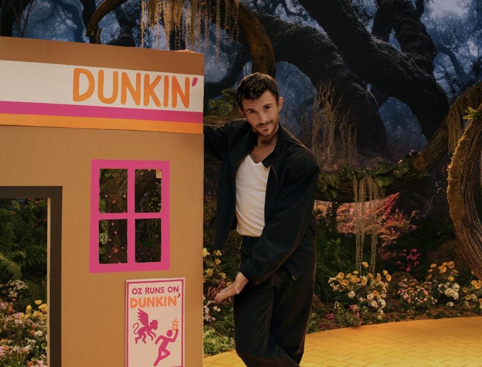 Jonathan Bailey for the "Wicked" and Dunkin' collaboration.