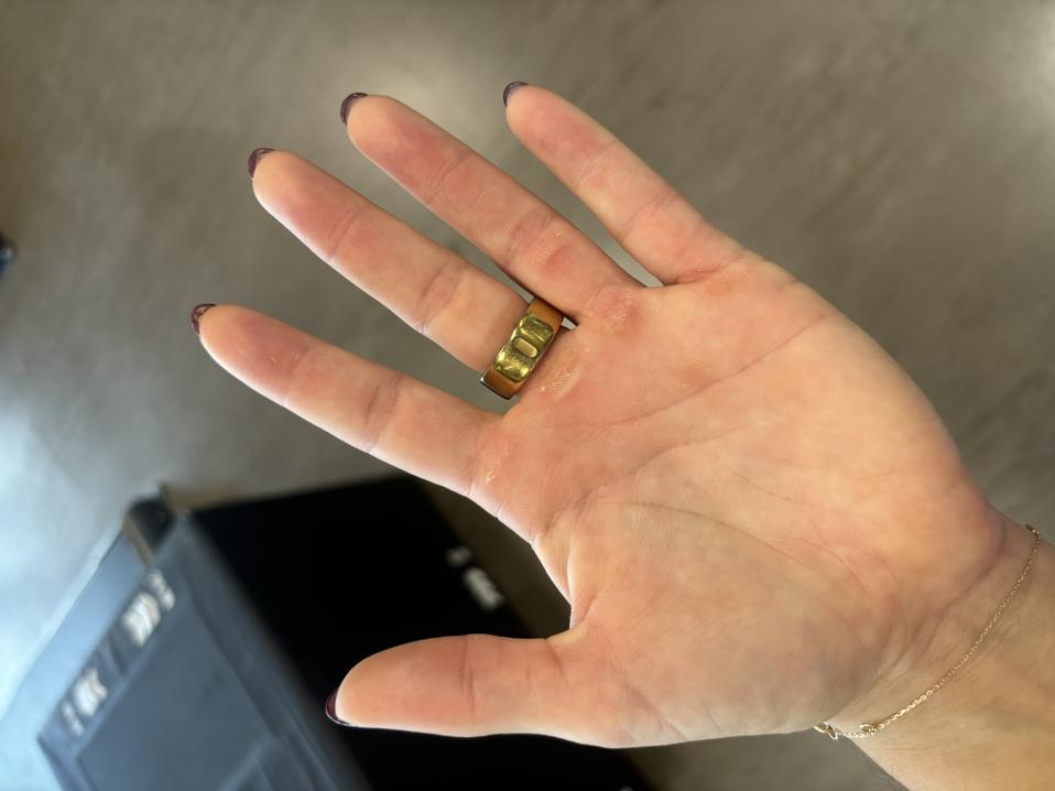 Oura Ring Gen 4 Oro - Misura 10 - Tracker Attività E Sonno Di Precisione (Scatola Aperta/Nuovo)