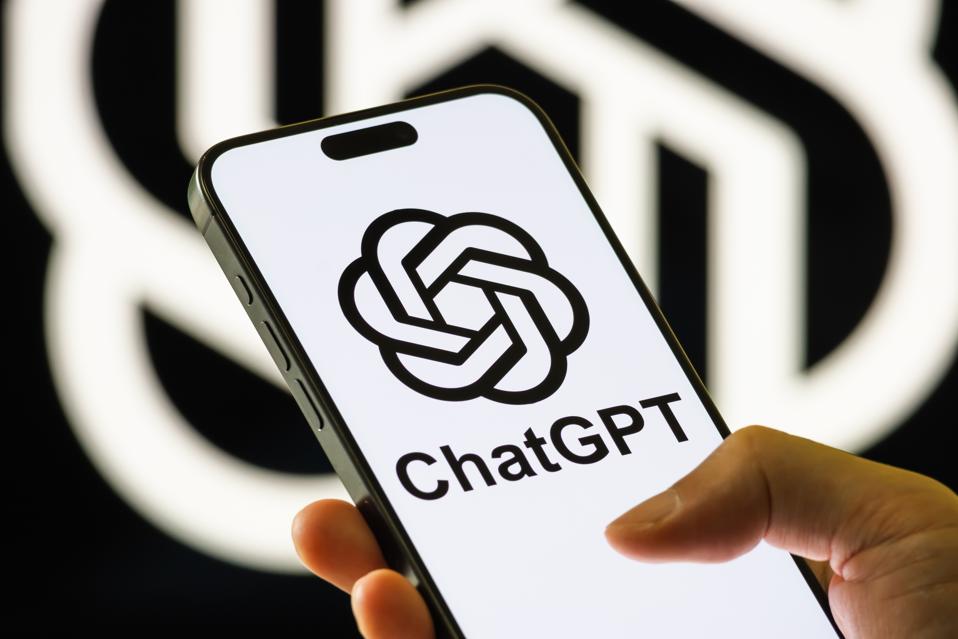 OpenAI ChatGPT logo displayed on smartphone screen