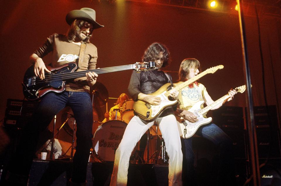 Photo of Paul RODGERS and BAD COMPANY and Boz BURRELL and Mick RALPHS