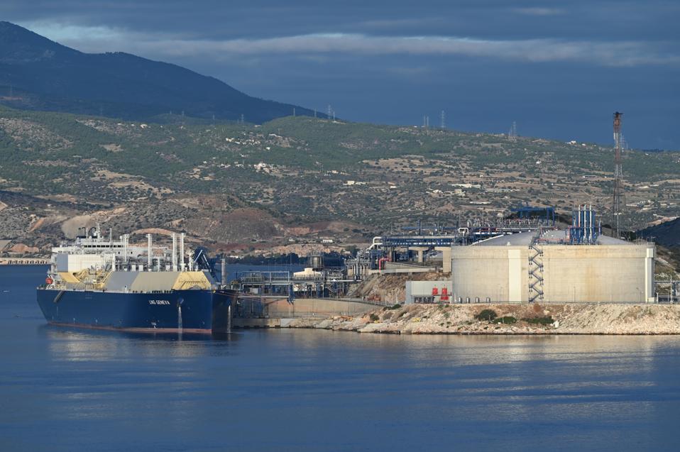 US LNG Unloaded At Revithoussa Terminal Near Athens