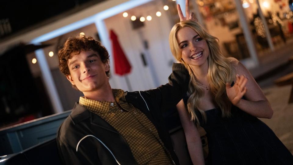 Mason Thames and Mckenna Grace in "Regretting You."