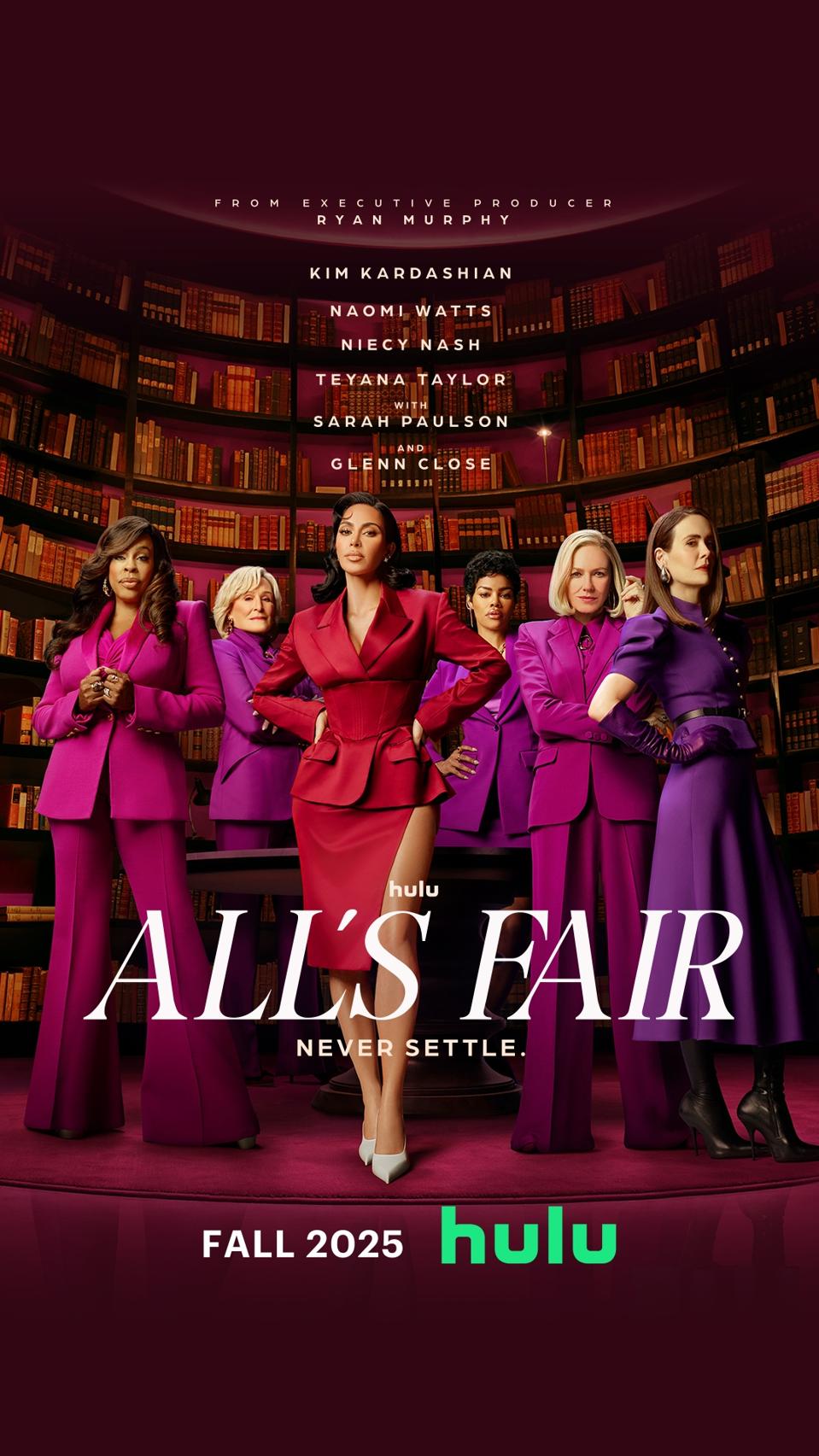 "All's Fair" partial poster art.
