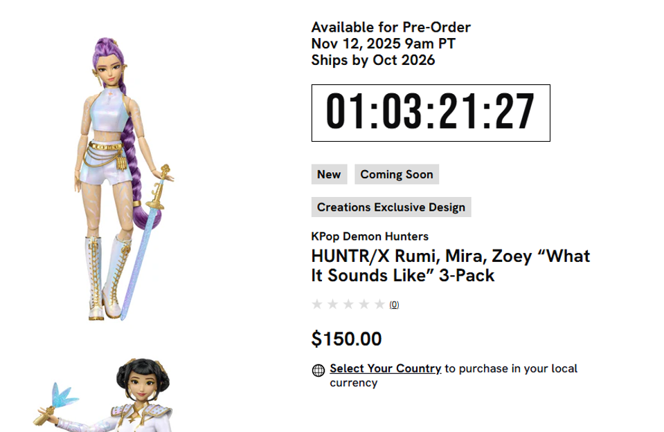 Pre-Order Boneka KPop Demon Hunter Segera Dibuka, Tapi Kirimnya Baru 2026